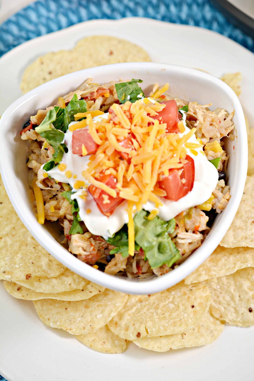 Instant Pot Chicken Burrito Bowl - Sweet Pea's Kitchen