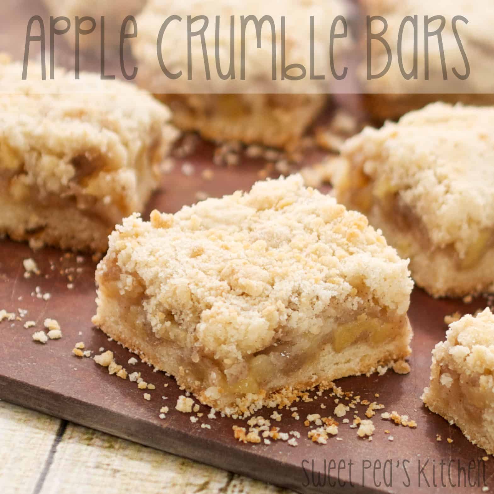 apple crumble bar