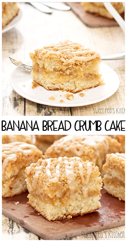 banana bread crumb cake