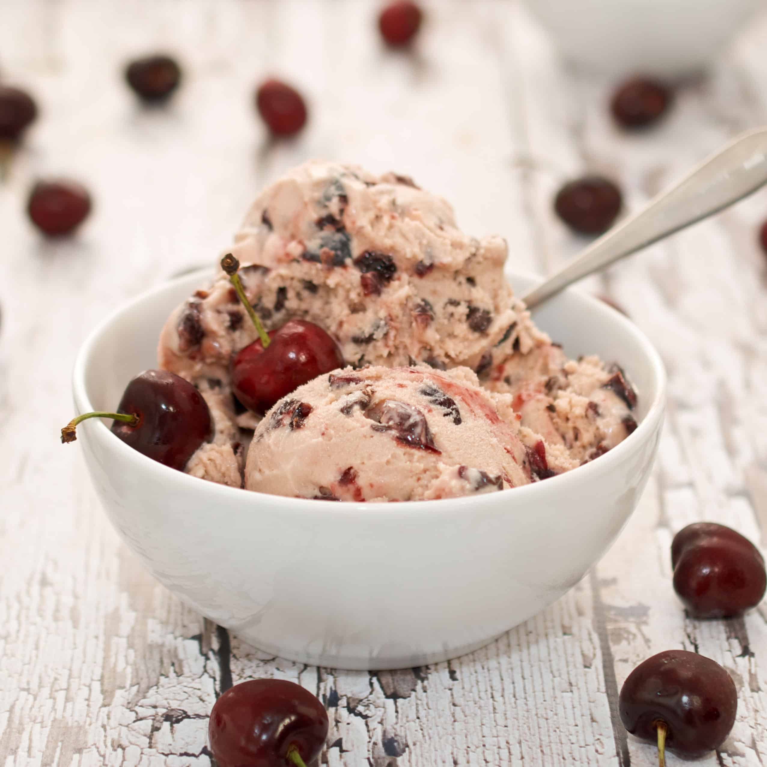cherry chocolate chip ice cream, black cherry ice cream, cherry ice cream recipe