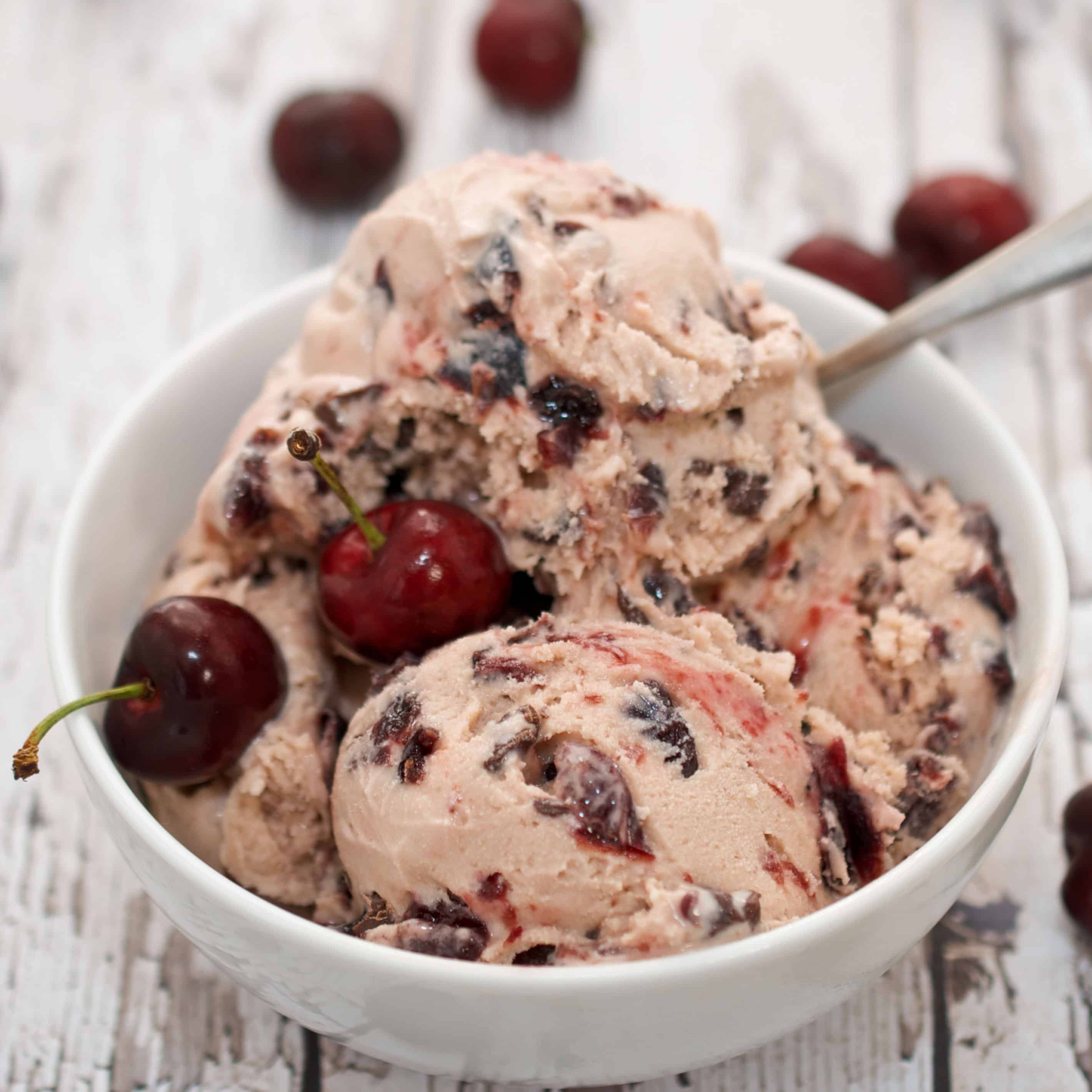 cherry chocolate chip ice cream, black cherry ice cream, cherry ice cream recipe