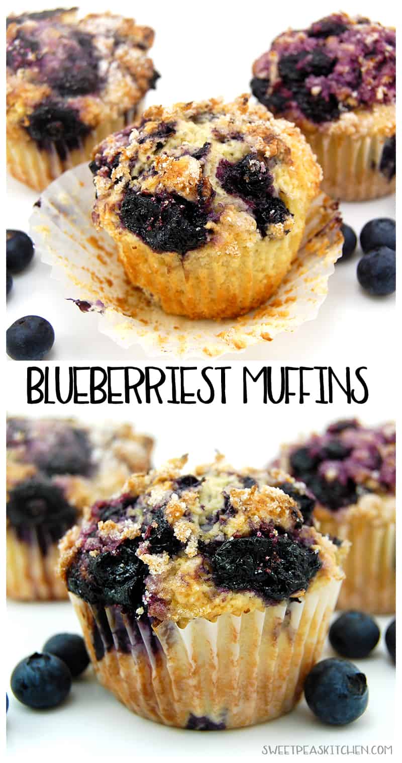 Blueberriest Muffins - Sweet Pea's Kitchen