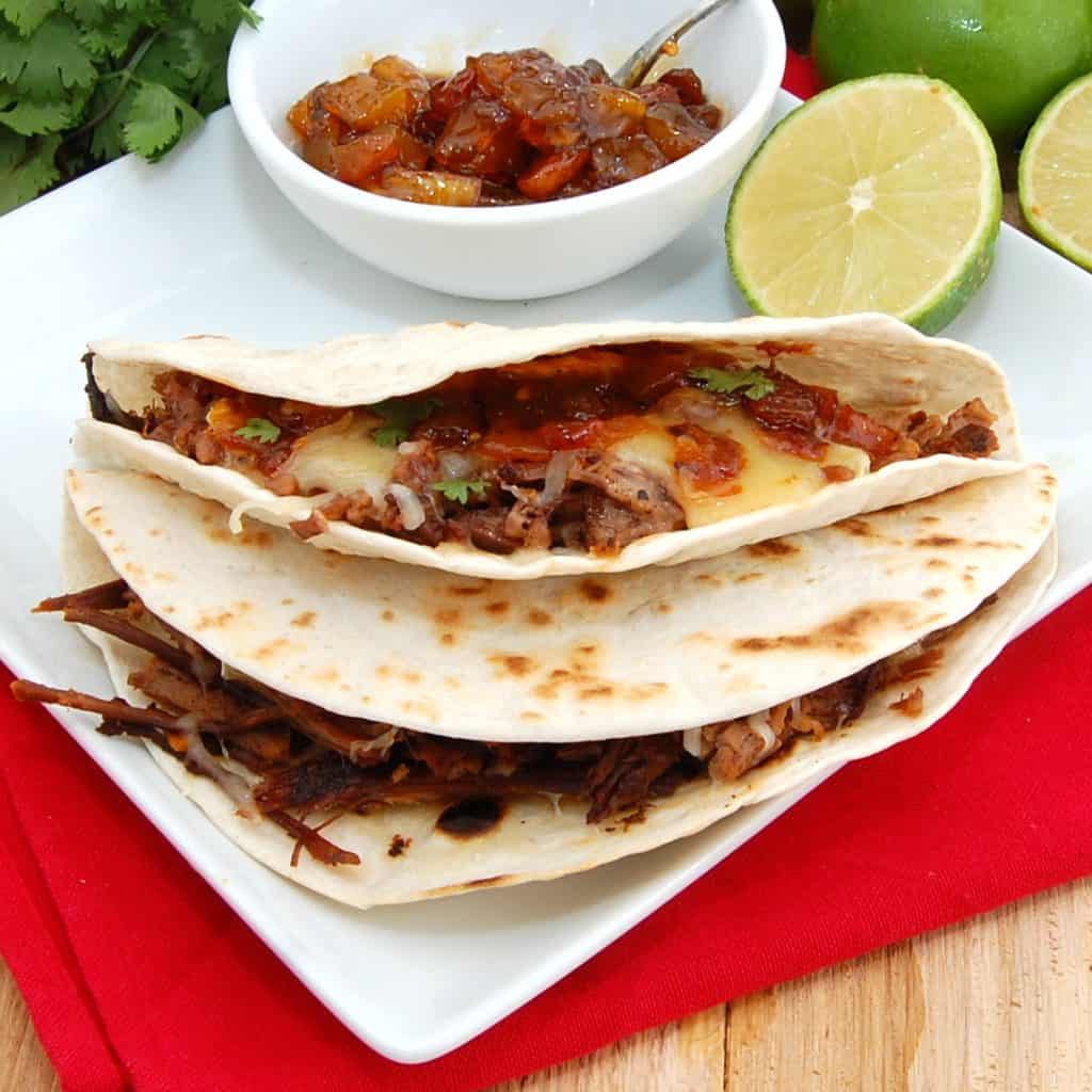 brisket-quesadillas-with-mango-barbecue-sauce-sweet-pea-s-kitchen