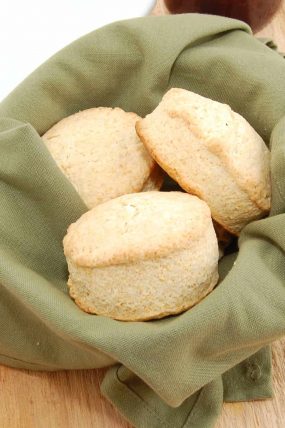 basket of easy buttermilk biscuits