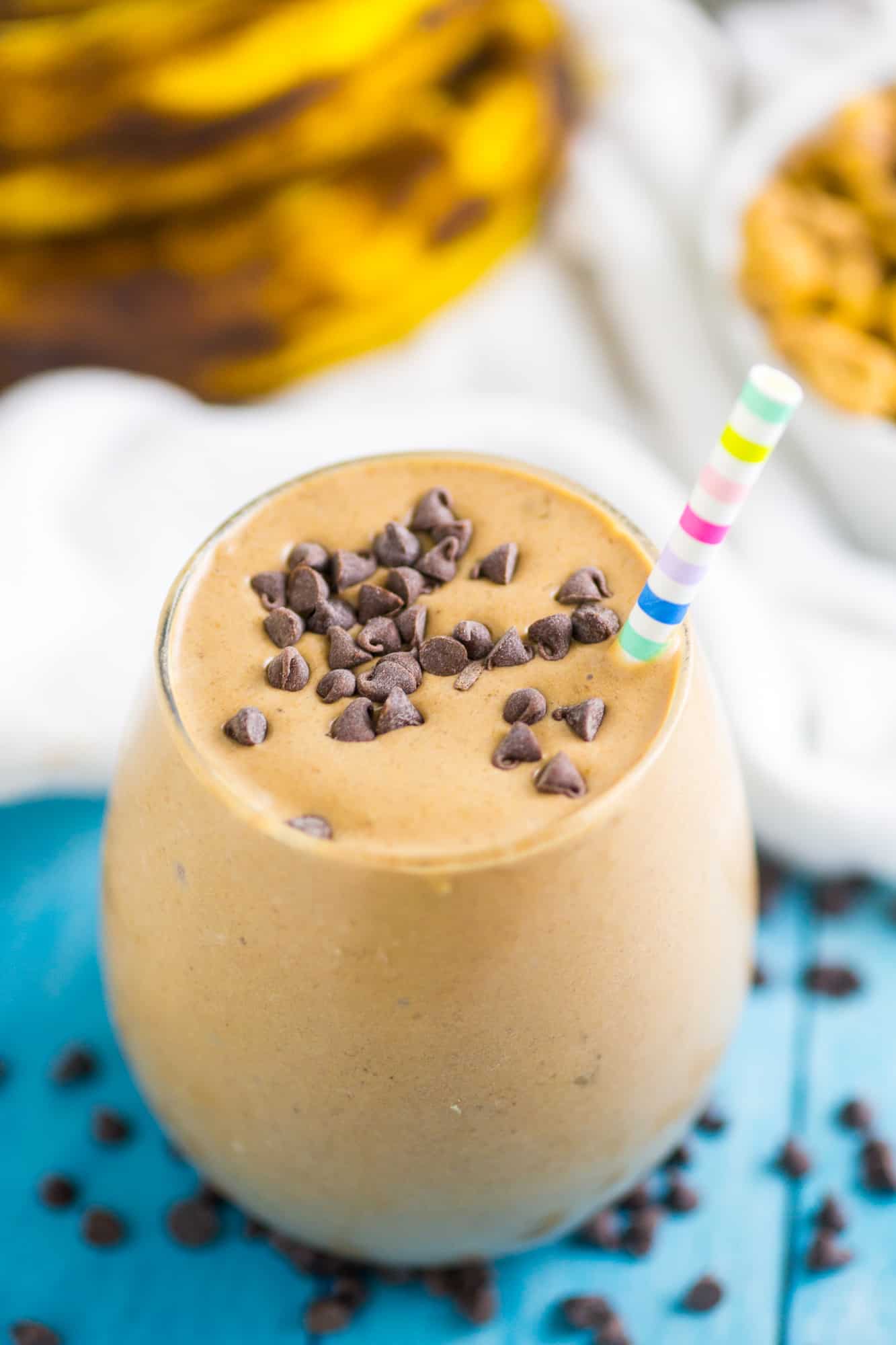 Chocolate Peanut Butter Smoothie Recipe - Sweet Pea's Kitchen