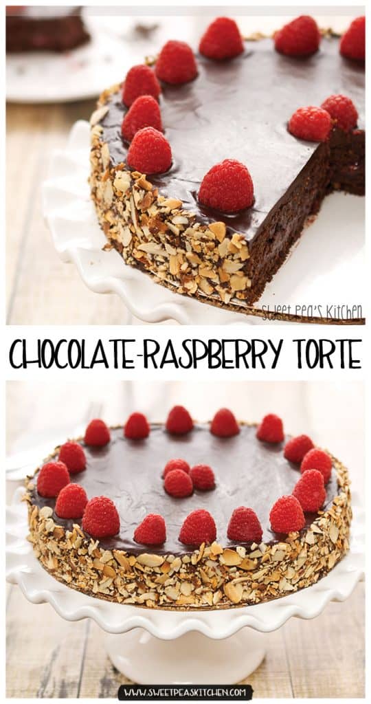 Raspberry Chocolate Cake Torte Recipe - Sweet Pea's Kitchen