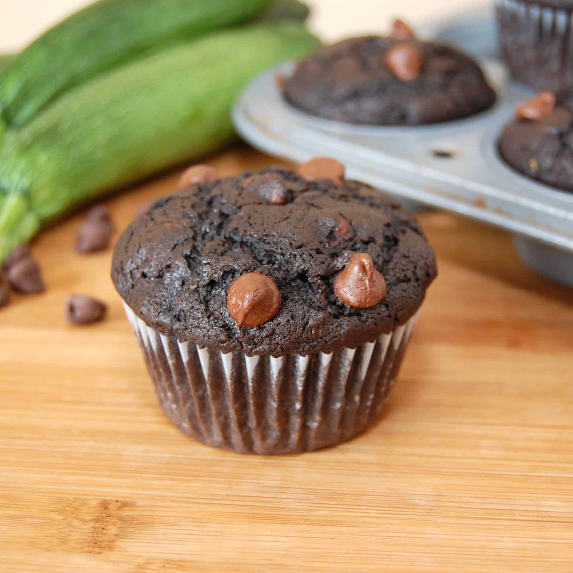 Chocolate Zucchini Muffins - Sweet Pea&amp;#39;s Kitchen