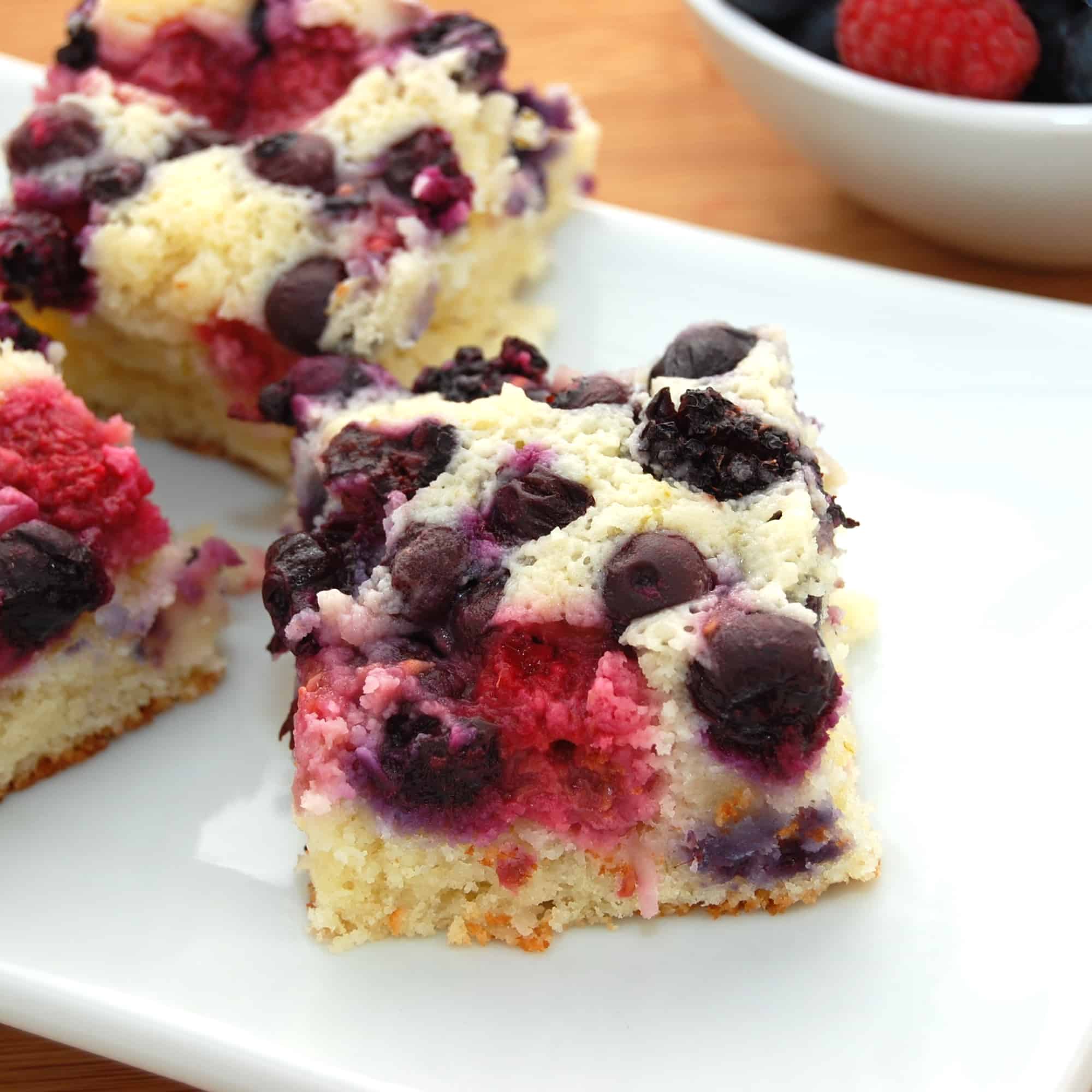 Coconut-Lime Berry Cake - Sweet Pea's Kitchen