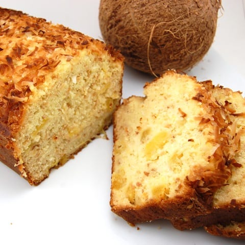 baked pineapple bread recipe ready to serve