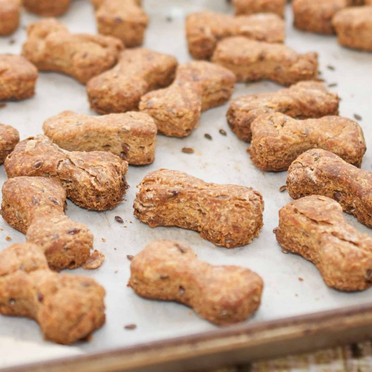 Flax Seed Homemade Dog Biscuits - Sweet Pea's Kitchen