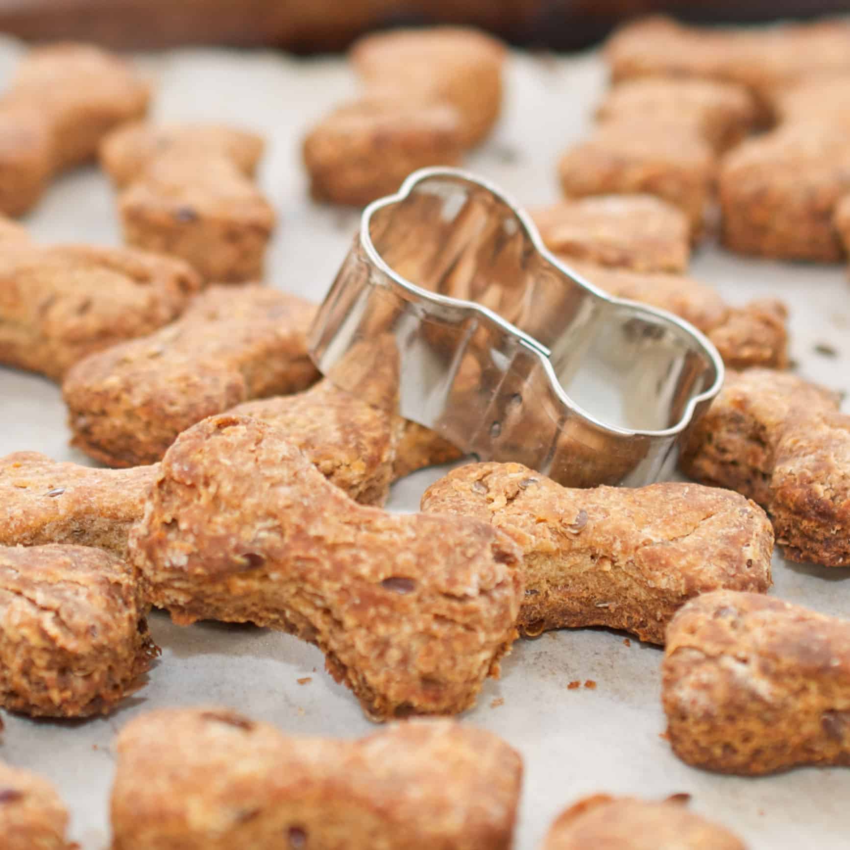 Flax Seed Homemade Dog Biscuits - Sweet Pea's Kitchen 