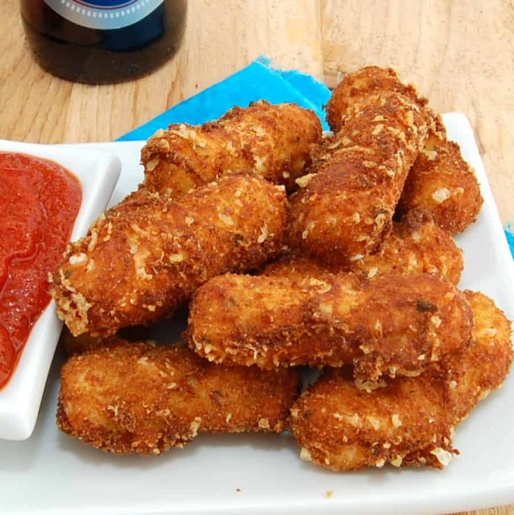 Homemade Fried Mozzarella Sticks Recipe | Sweet Pea's Kitchen