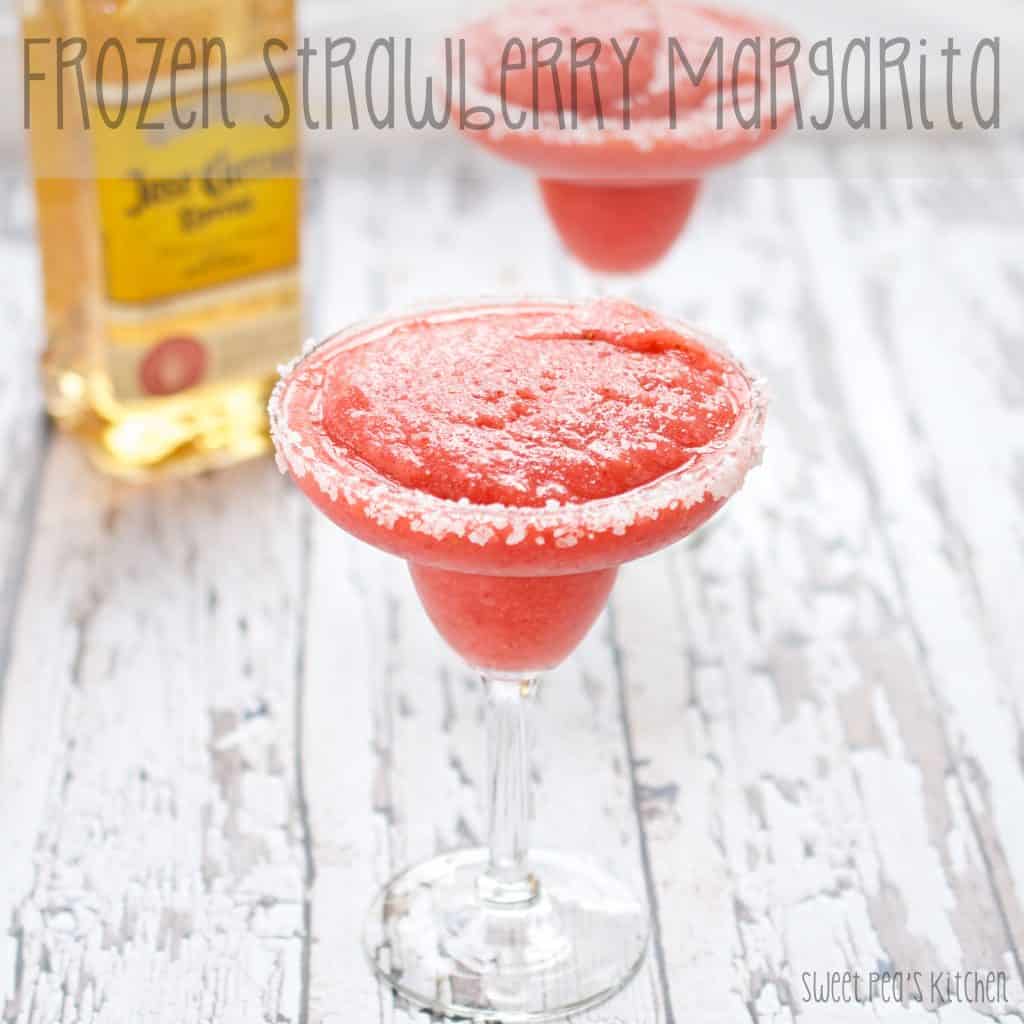 Frozen Strawberry Margaritas - Sweet Pea's Kitchen