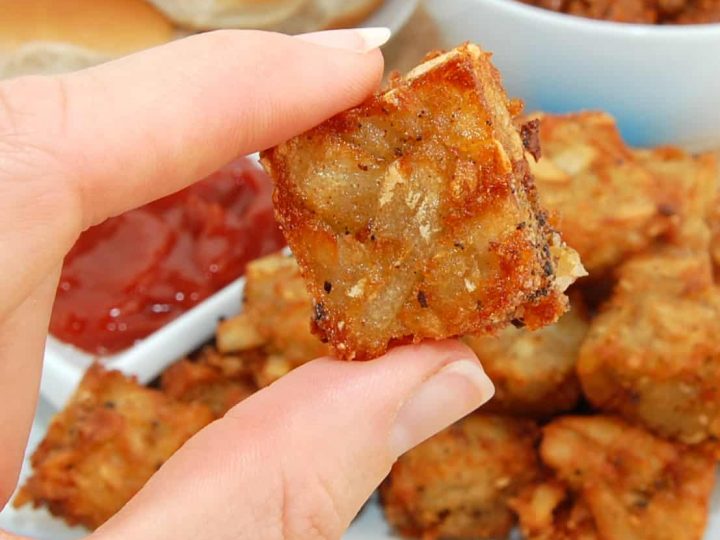 Homemade Crispy Potato Tots Tater Tots Sweet Pea S Kitchen