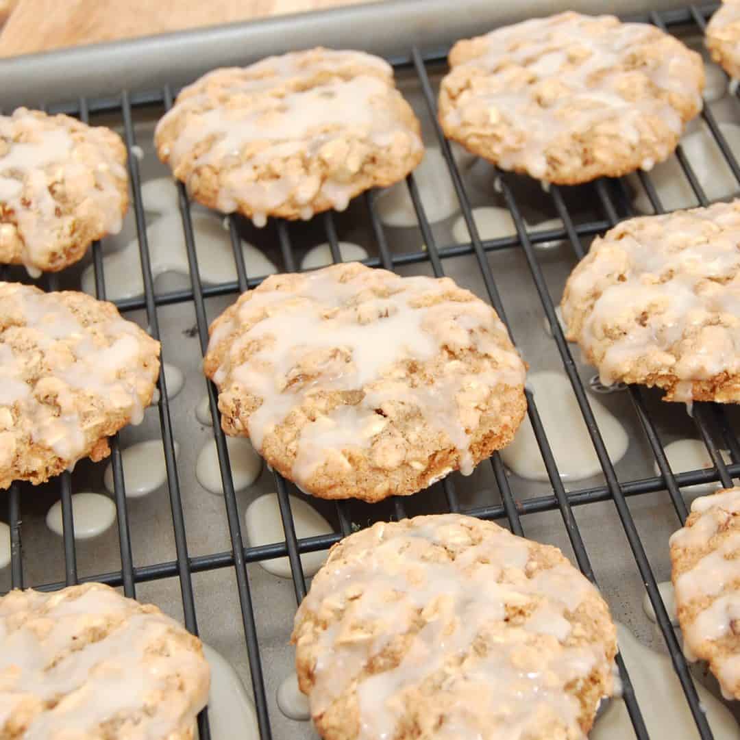 Iced Oatmeal Applesauce Cookies Sweet Pea's Kitchen