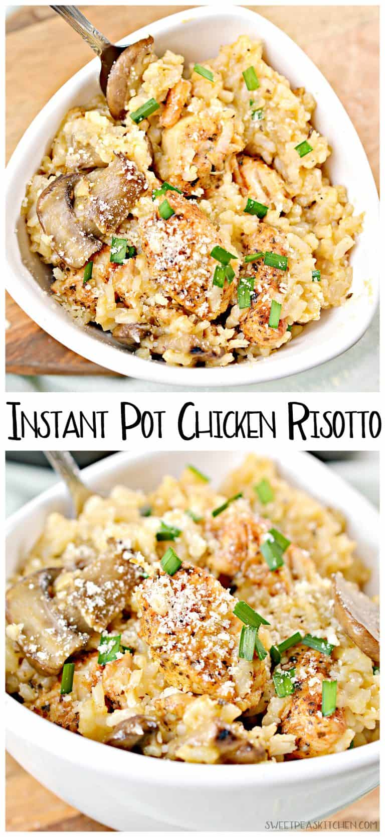 Instant Pot Risotto with Chicken - Sweet Pea's Kitchen