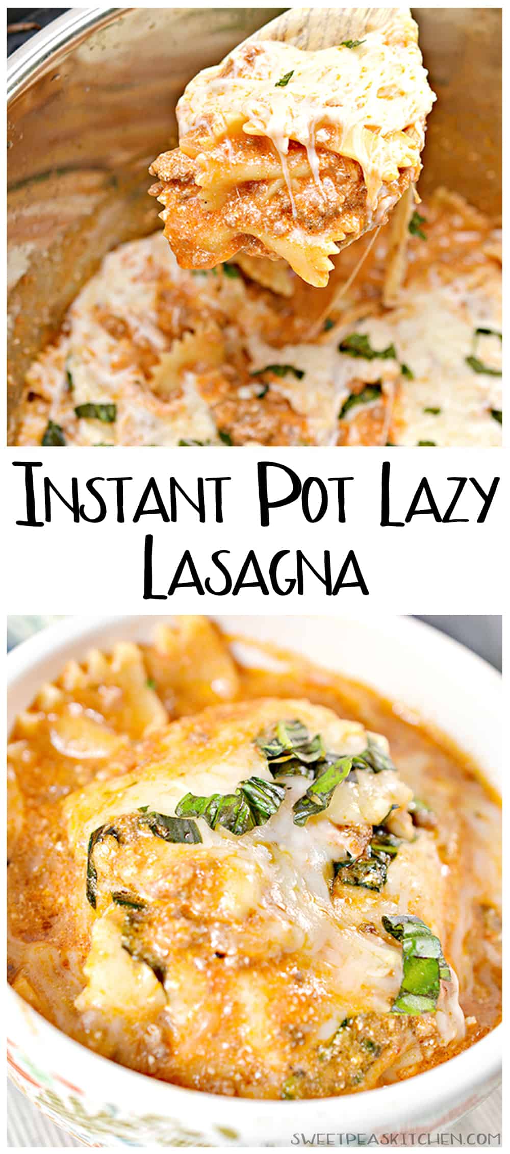 Lazy Mans Instant Pot Lasagna