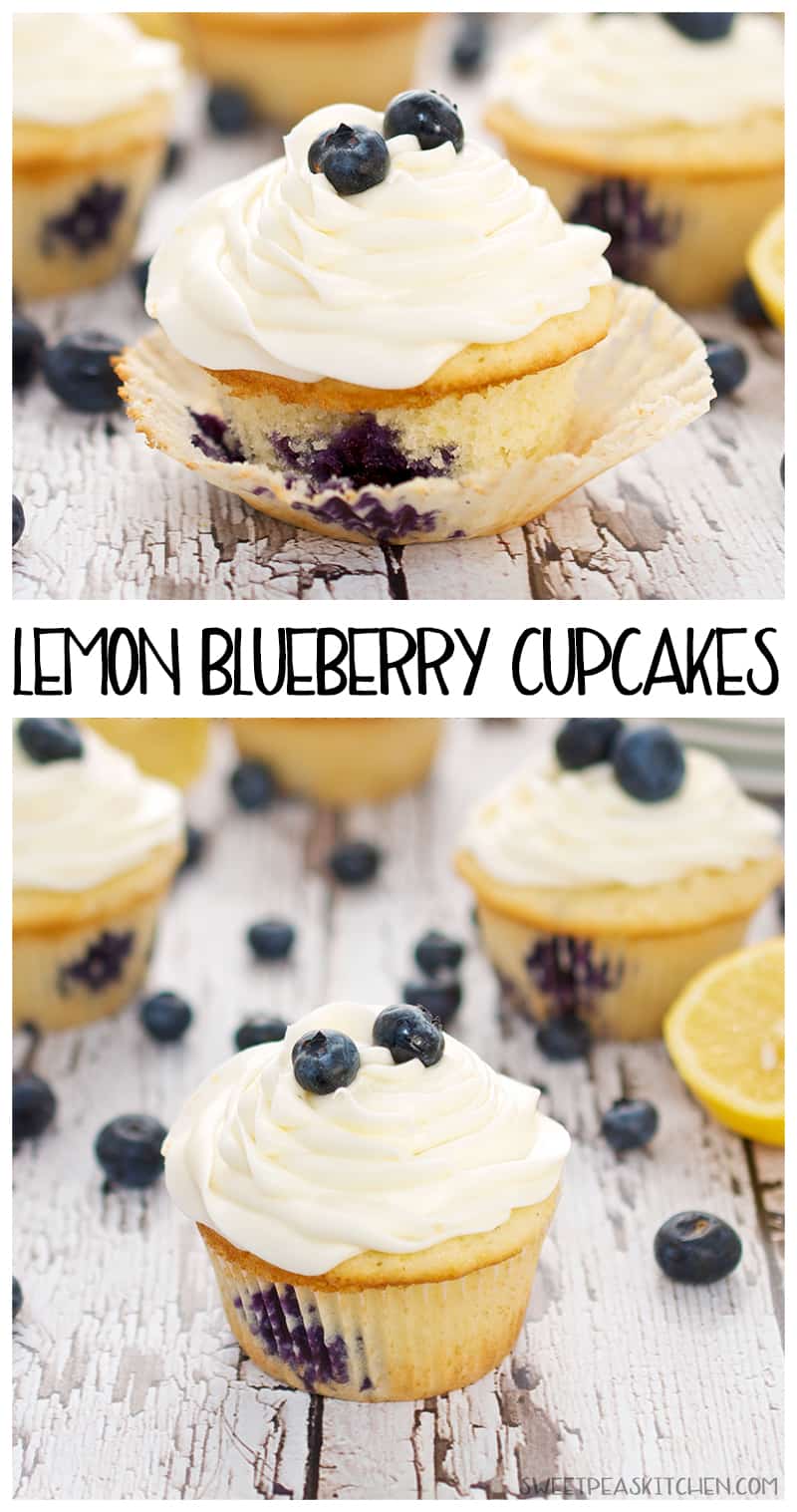 Lemon Blueberry Cupcakes