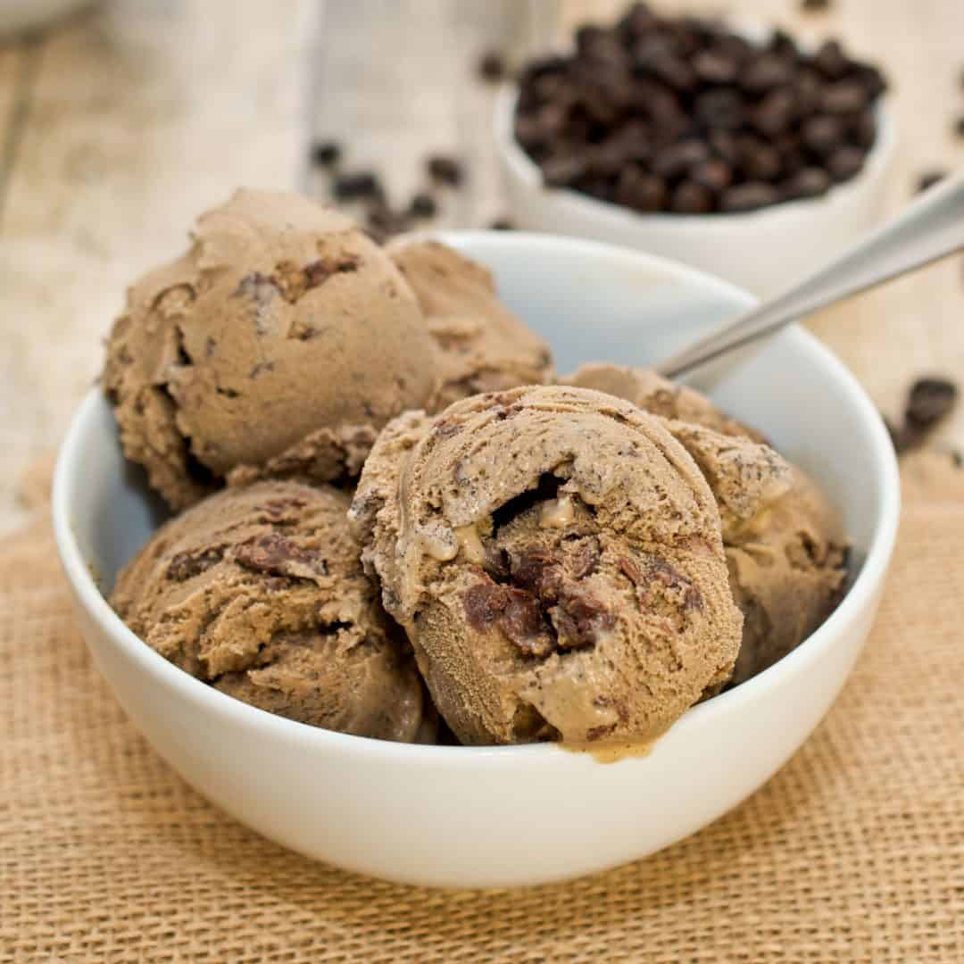 Mocha Chip Ice Cream - Sweet Pea's Kitchen