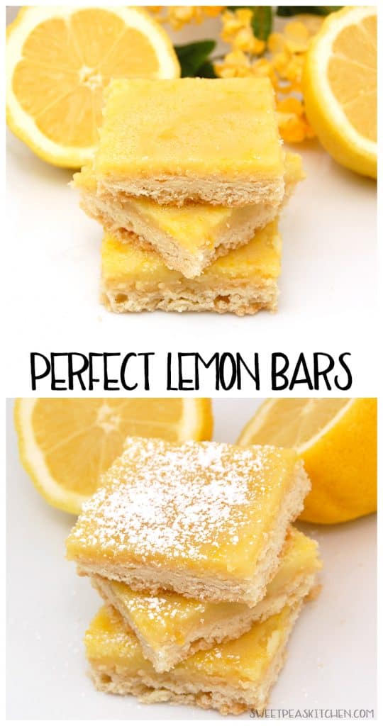 Perfect Lemon Bars - Sweet Pea's Kitchen