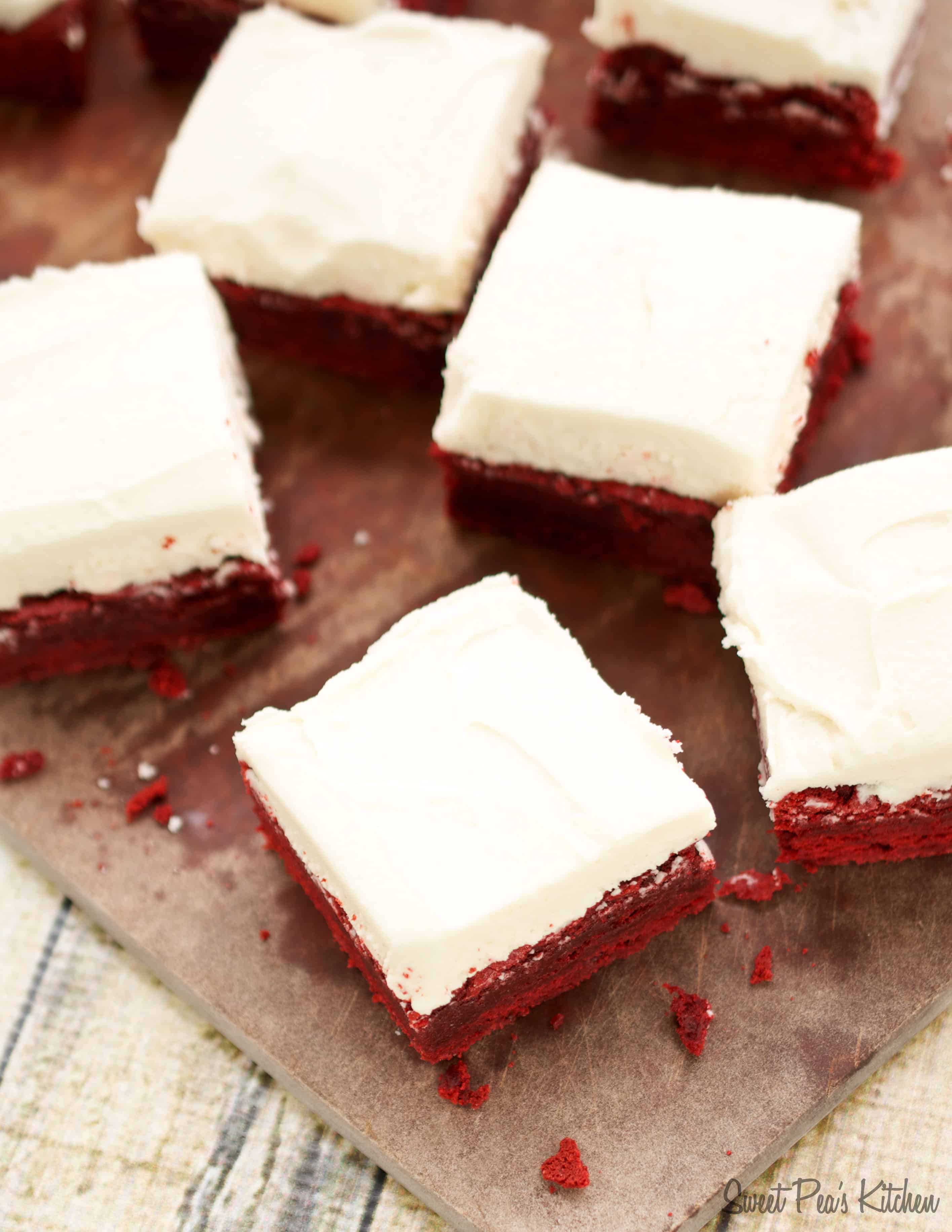 red velvet brownies