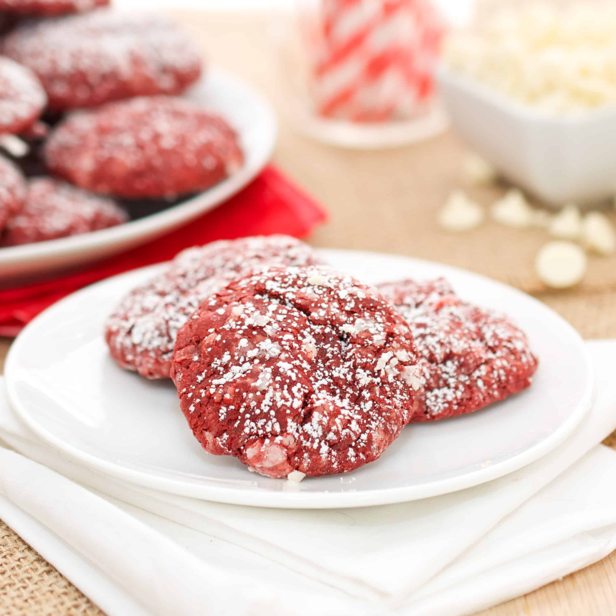 Plate with several gooey butter cookies