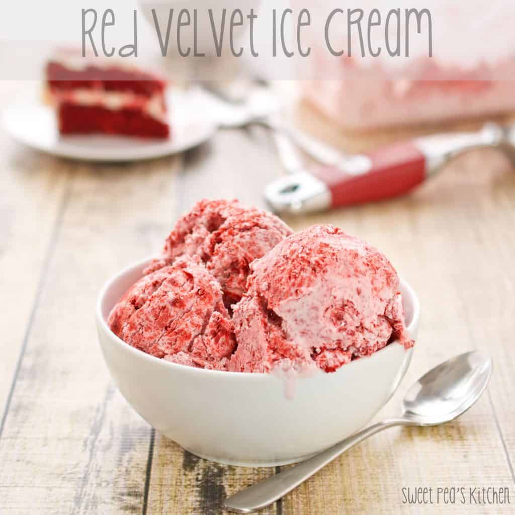 Homemade Red Velvet Ice Cream - Sweet Pea's Kitchen