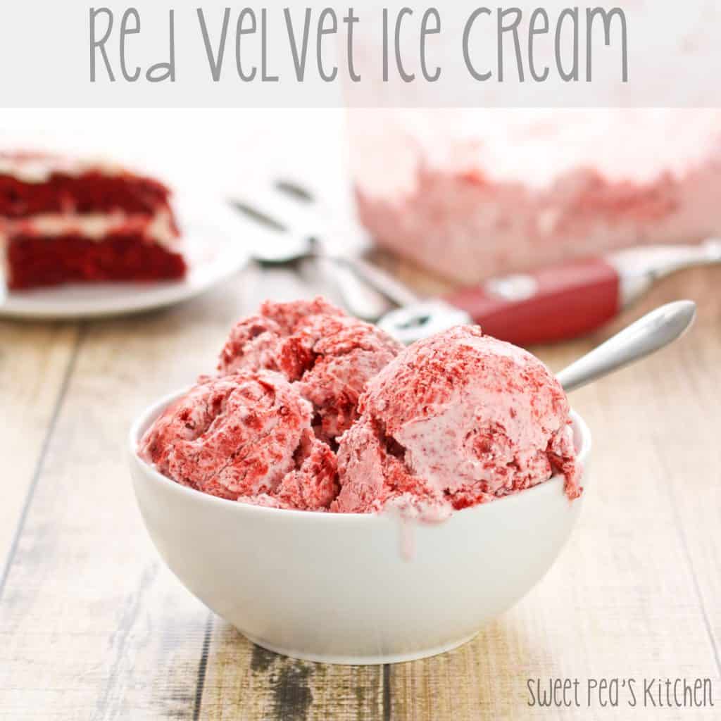 Homemade Red Velvet Ice Cream - Sweet Pea's Kitchen