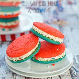 Red, White and Blue Whoopie Pie Recipe | Sweet Pea's Kitchen