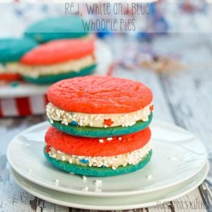 Red, White and Blue Whoopie Pie Recipe | Sweet Pea's Kitchen