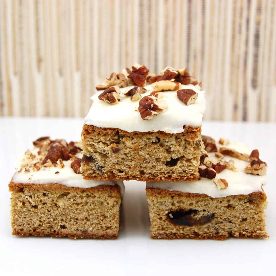 Roasted Banana Bars with Browned ButterPecan Frosting Sweet Pea's