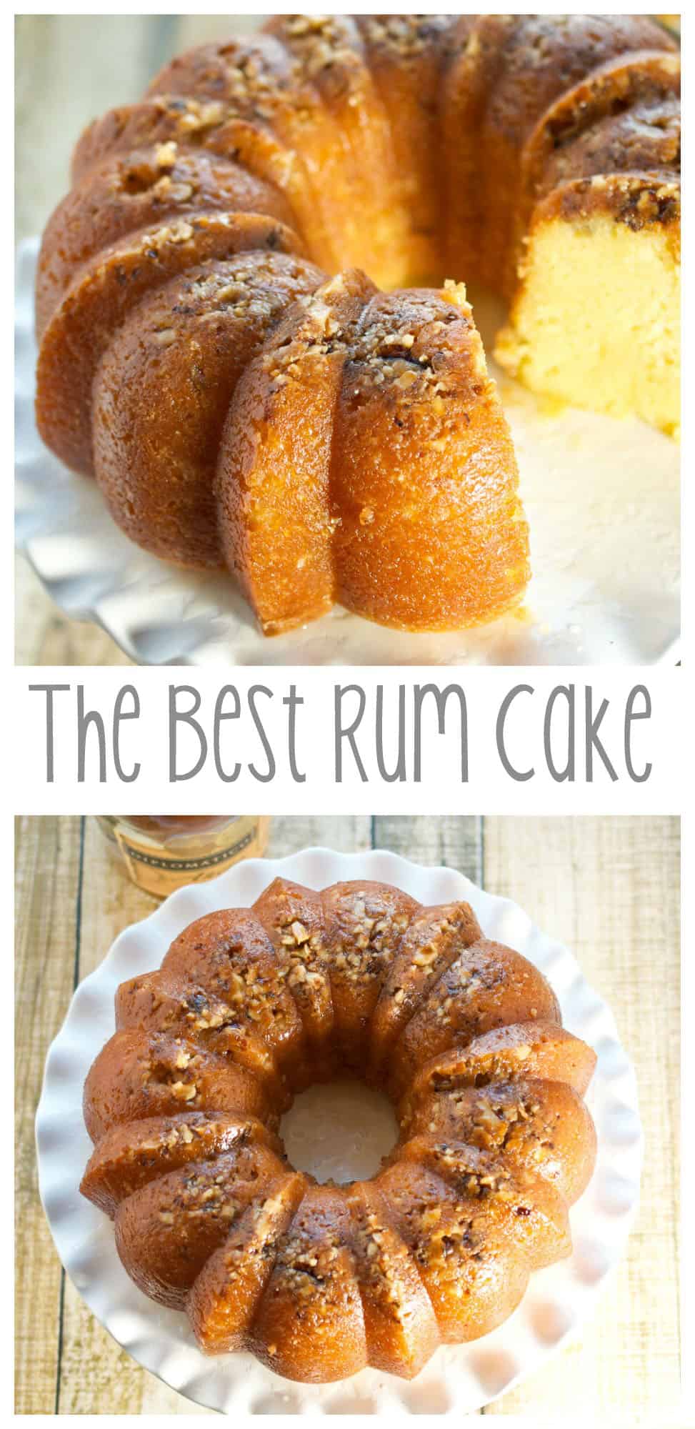 pinterest picture of rum cake