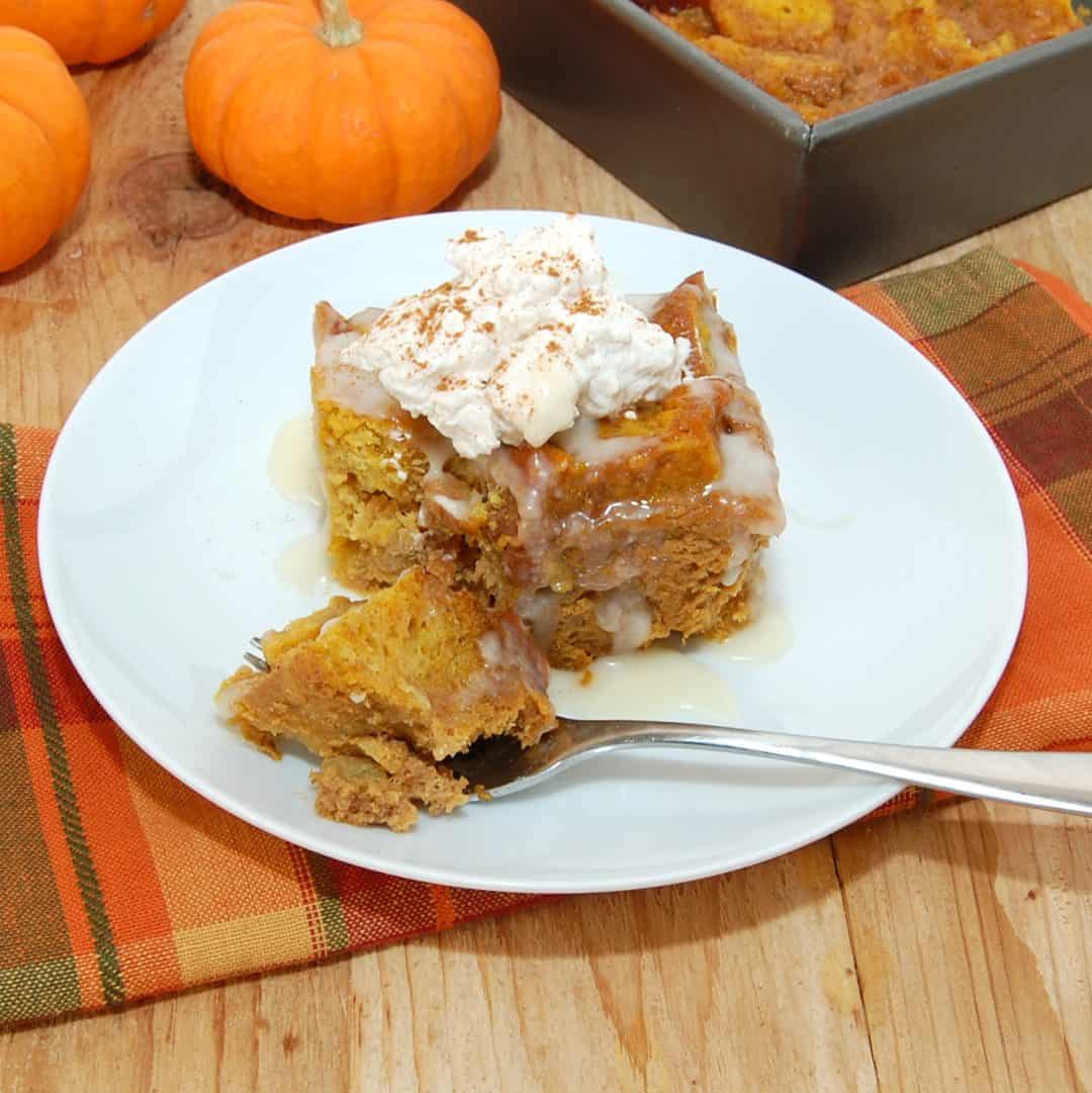 Rum Raisin Pumpkin Bread Pudding Sweet Pea's Kitchen