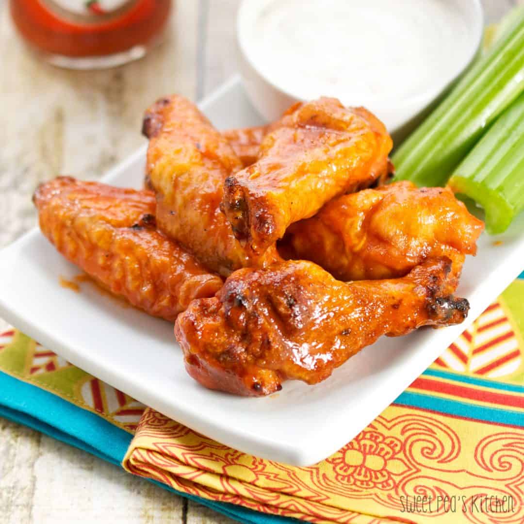 Buffalo Smoked Chicken Wings Recipe - Sweet Pea's Kitchen