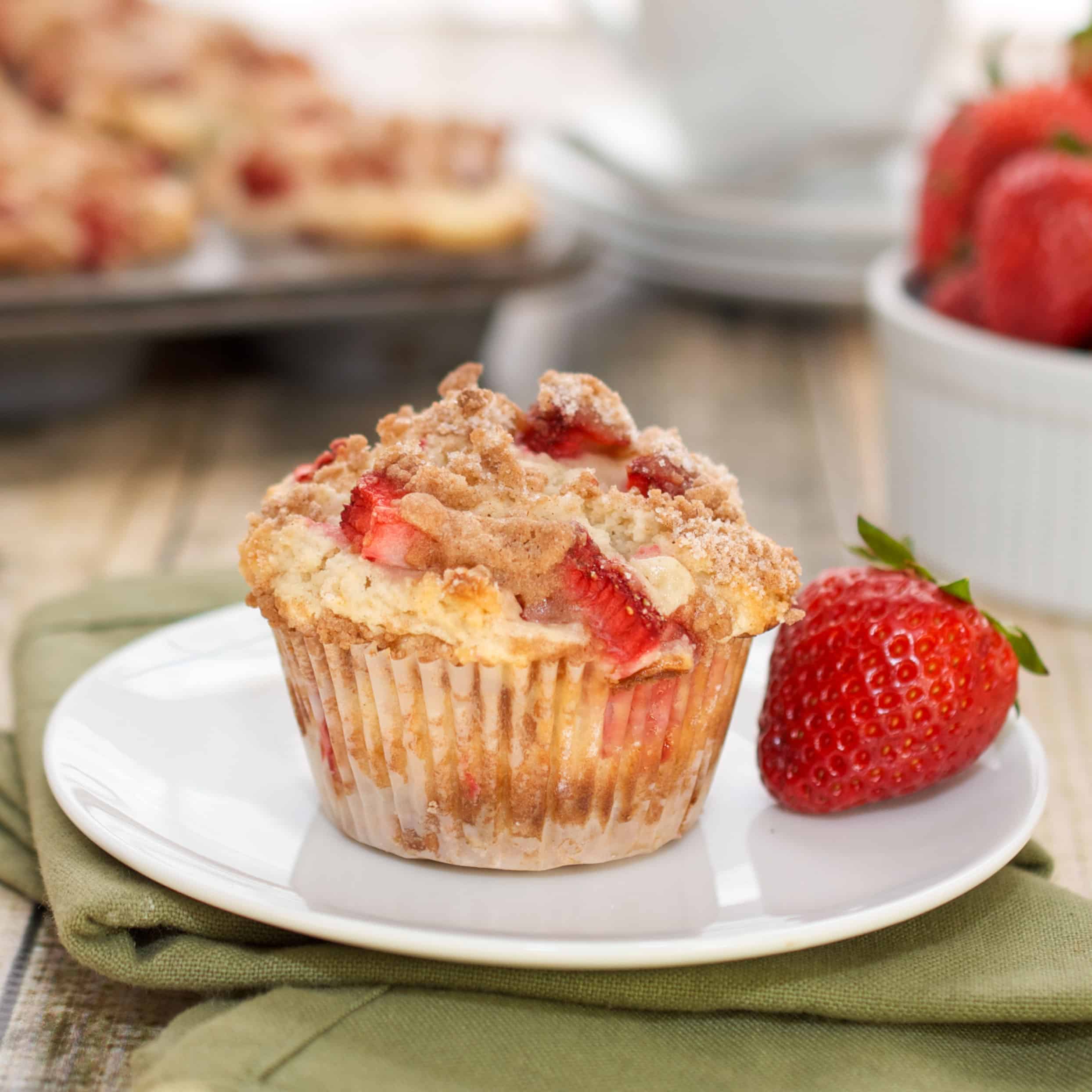 Strawberry Cheesecake Muffins - Sweet Pea&amp;#39;s Kitchen