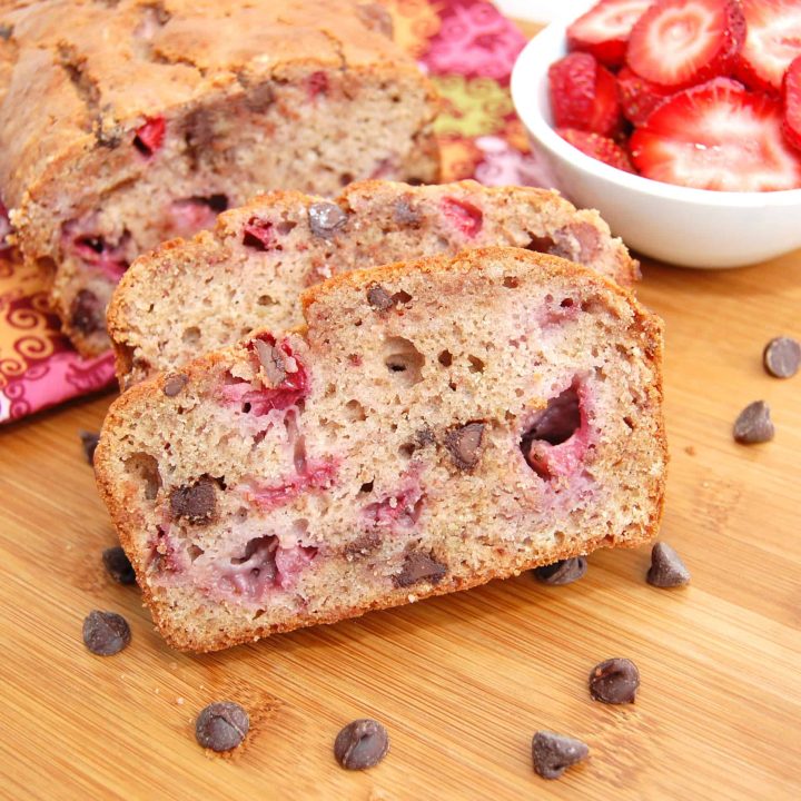 Strawberry Chocolate Chip Bread - Sweet Pea's Kitchen