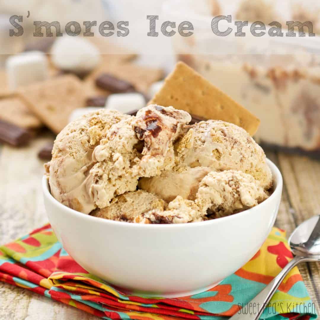 Easy Smores Dessert Ice Cream Recipe Sweet Pea's Kitchen