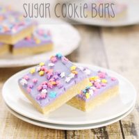The Best Easy Sugar Cookie Bars Recipe - Enjoy these Sugar Cookie Bars without all the fuss of traditional sugar cookies. These easy bar cookies are great for potlucks and parties. Best cookie bar recipe ever! #sugarcookies #barcookies #sugar #bar #easy #cookies #recipe #dessert #best #sweetpeaskitchen