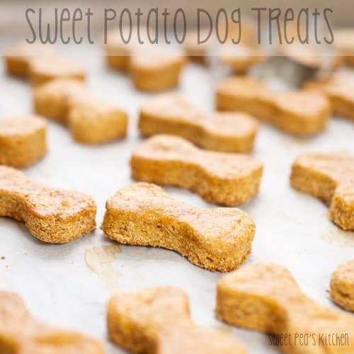 Baked sweet store potato dog treats