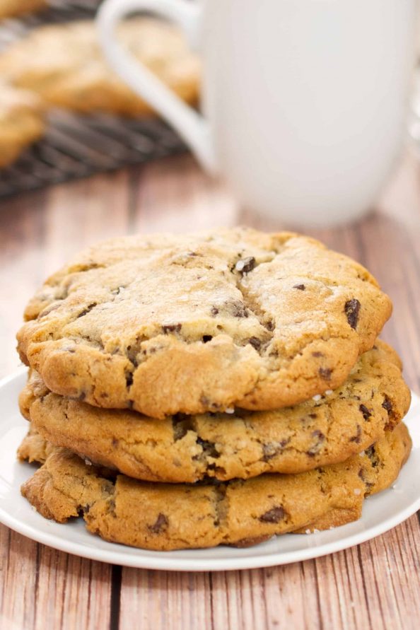 Cornstarch Chocolate Chip Cookies - Sweet Pea's Kitchen