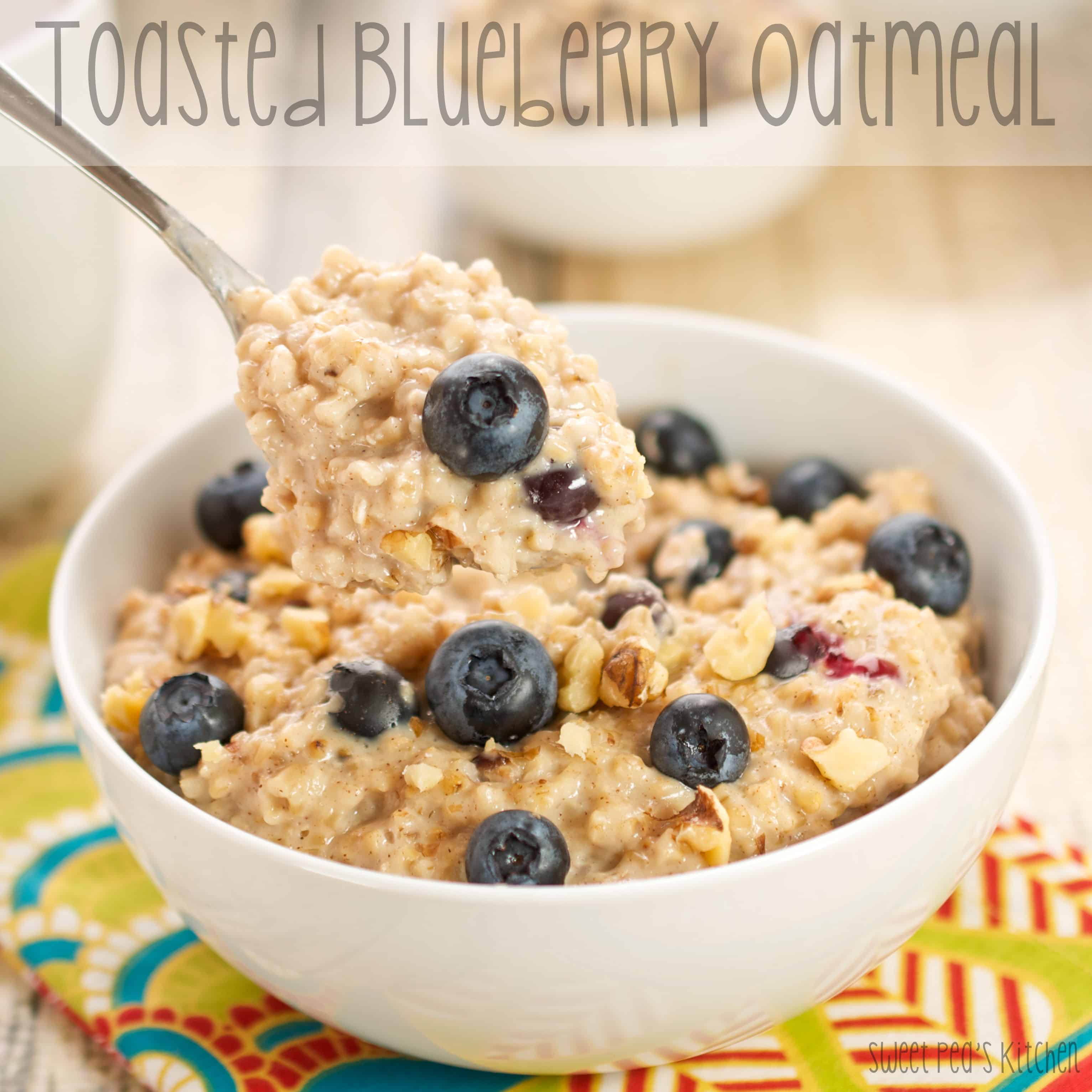 Toasted Blueberry Oatmeal