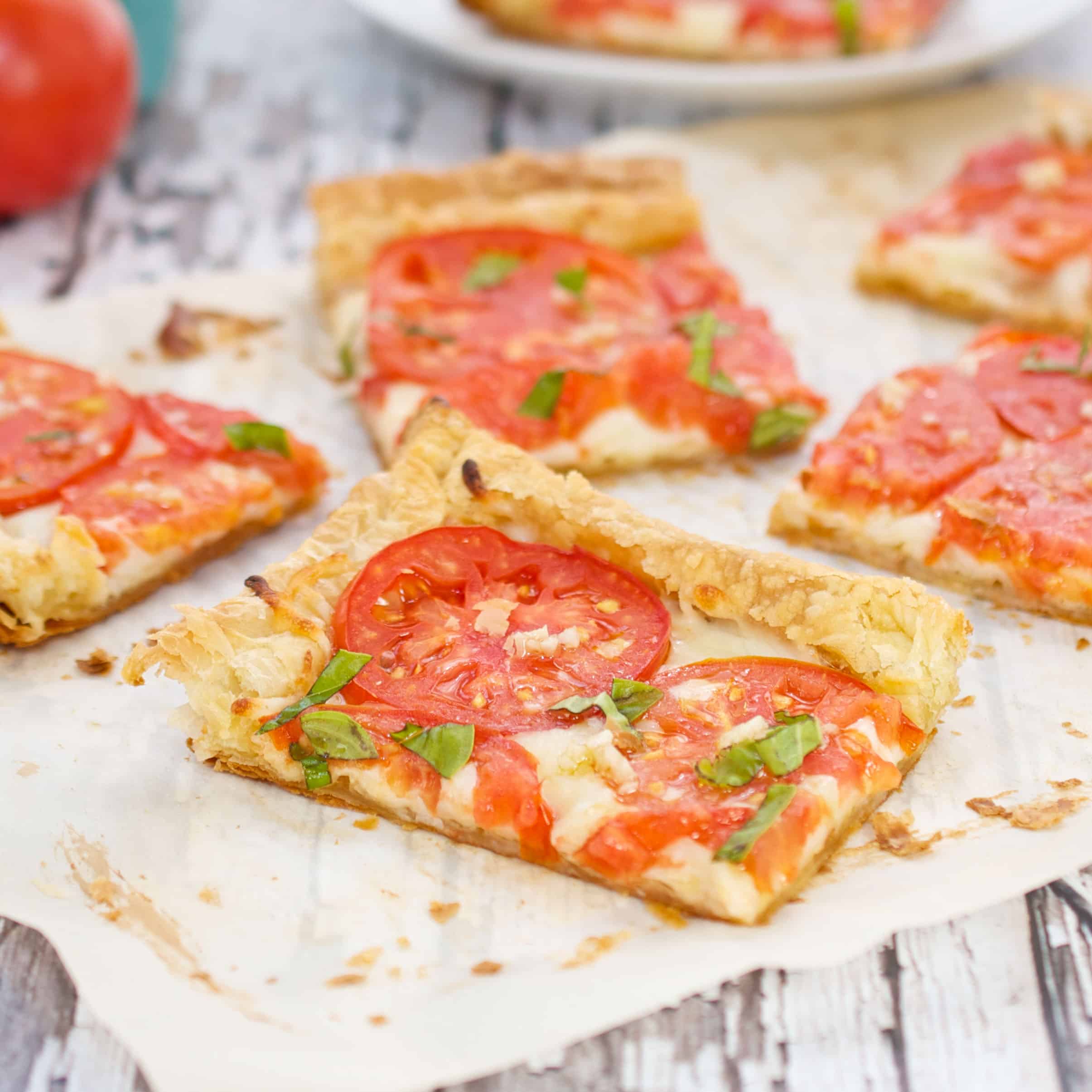 Savory Tomato Tart Recipe With Mozzarella Sweet Pea's Kitchen