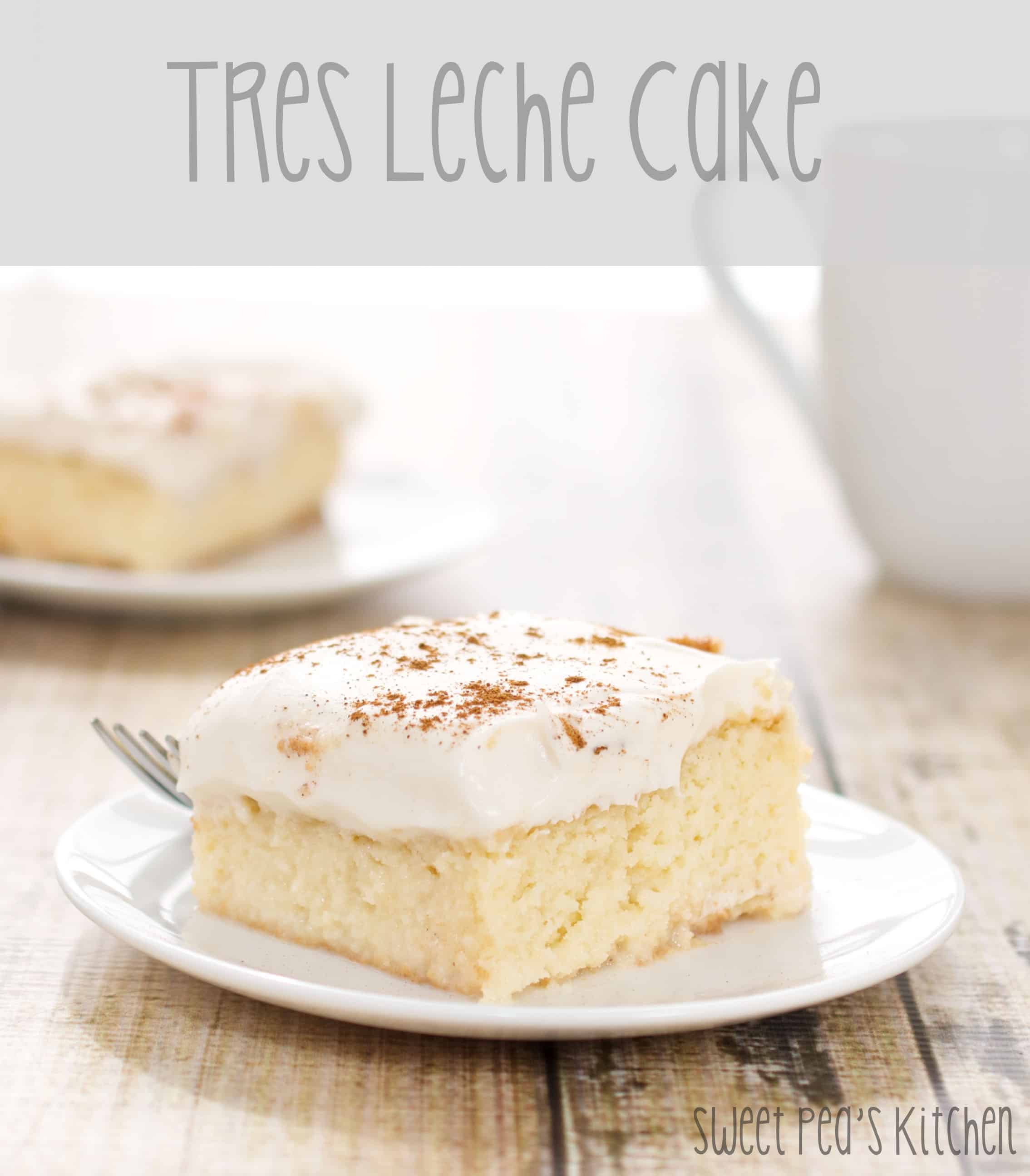piece of ready to serve tres leches cake