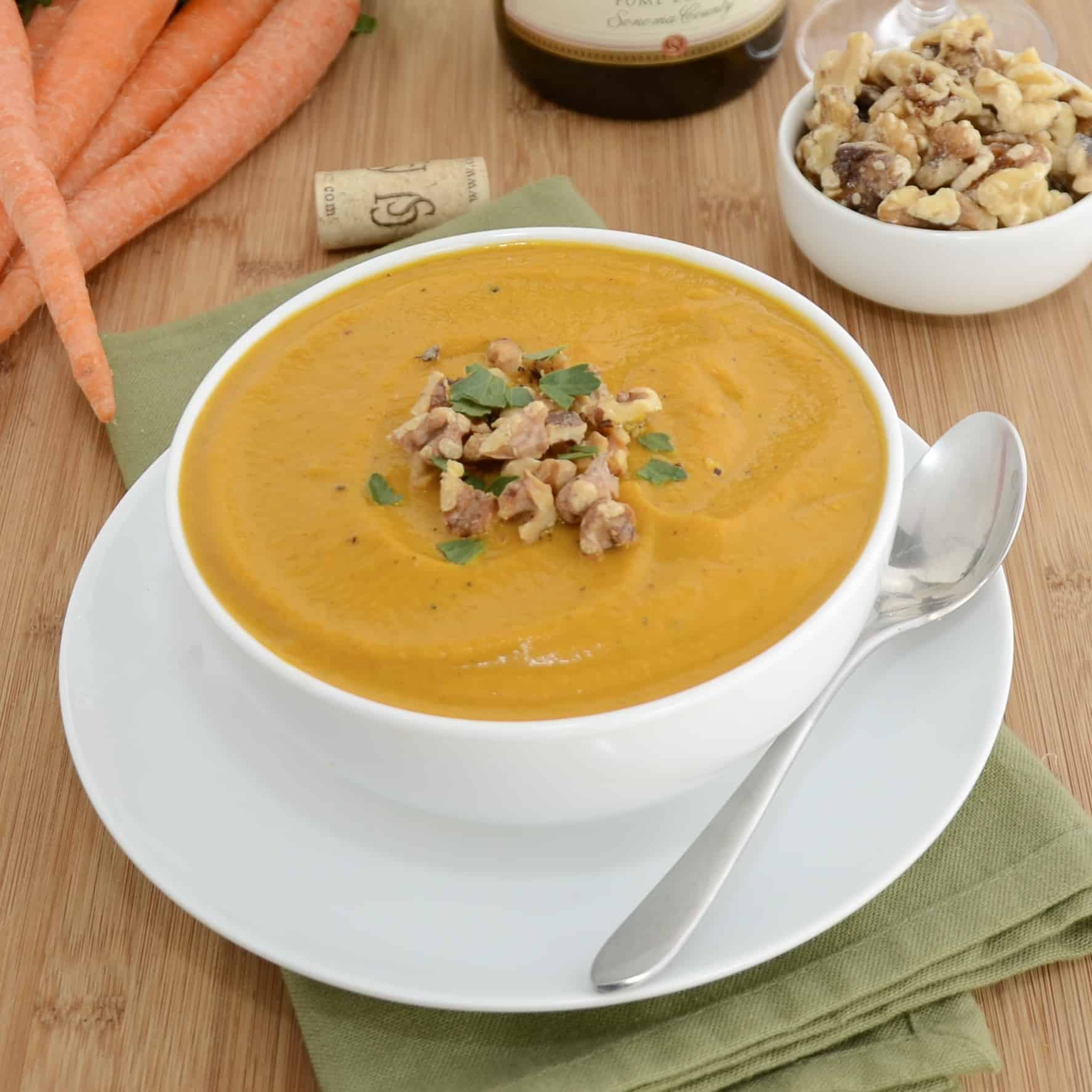 Cream of Roasted Carrot Soup