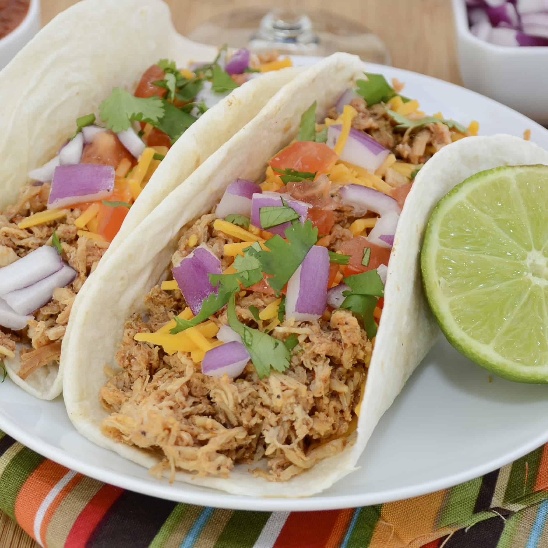 Crockpot Chicken Tacos 