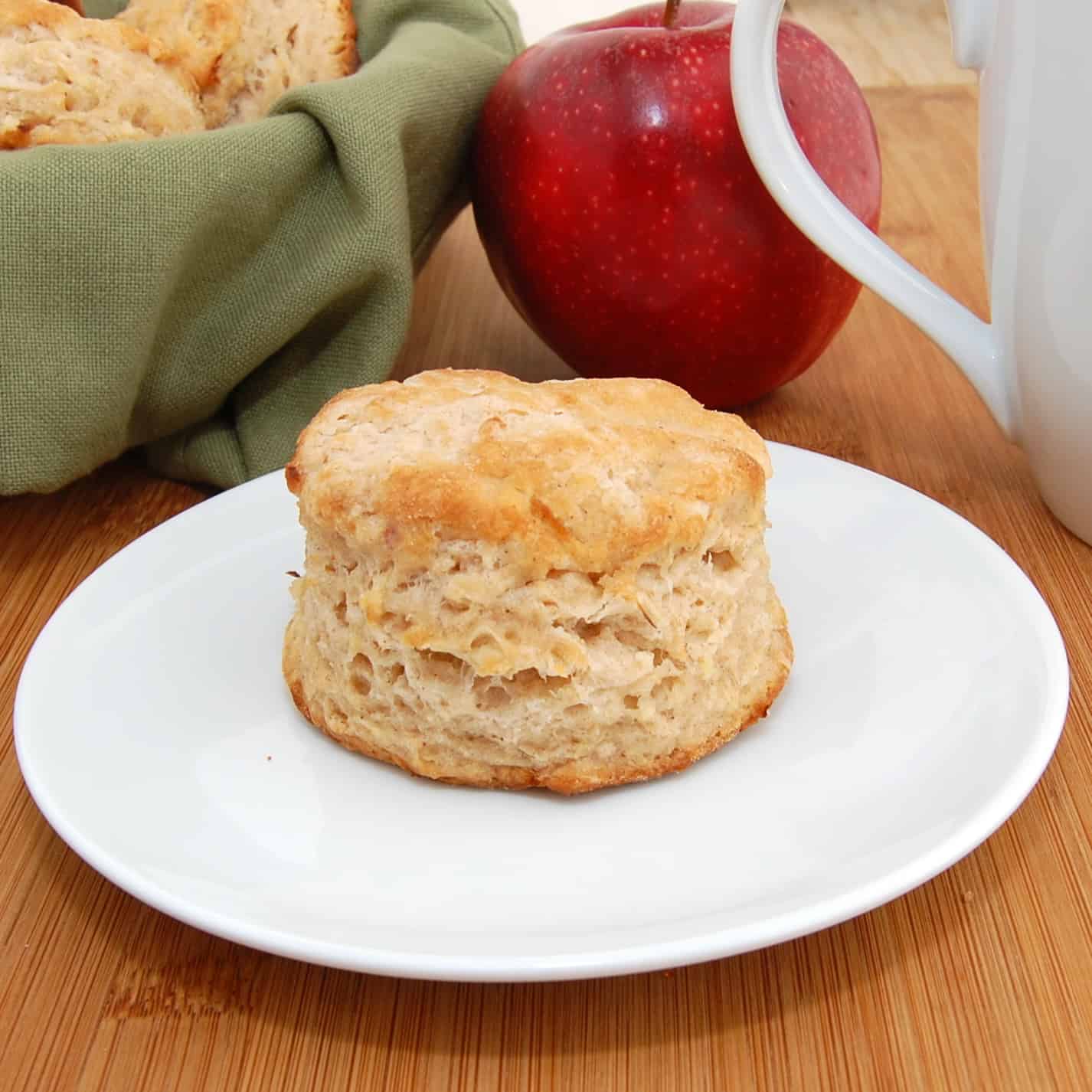 Spiced Apple Buttermilk Biscuits