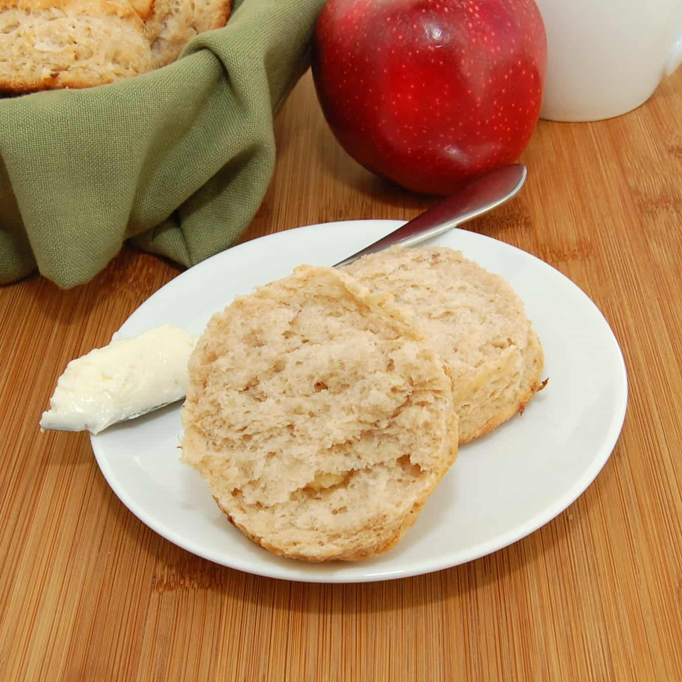 Spiced Apple Buttermilk Biscuits