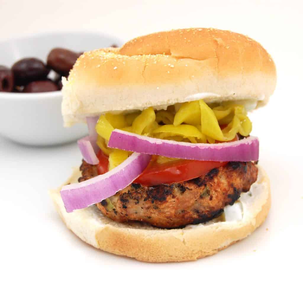 Greek Style Chicken Burgers with Tzatziki Sauce Sweet Pea's Kitchen