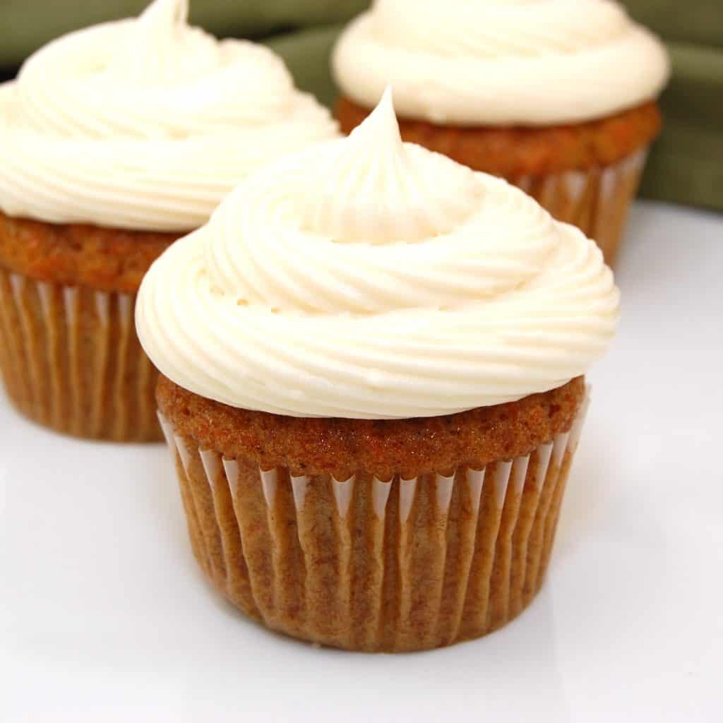 Carrot Cake Cupcakes with Cream Cheese Frosting - Sweet Pea's Kitchen