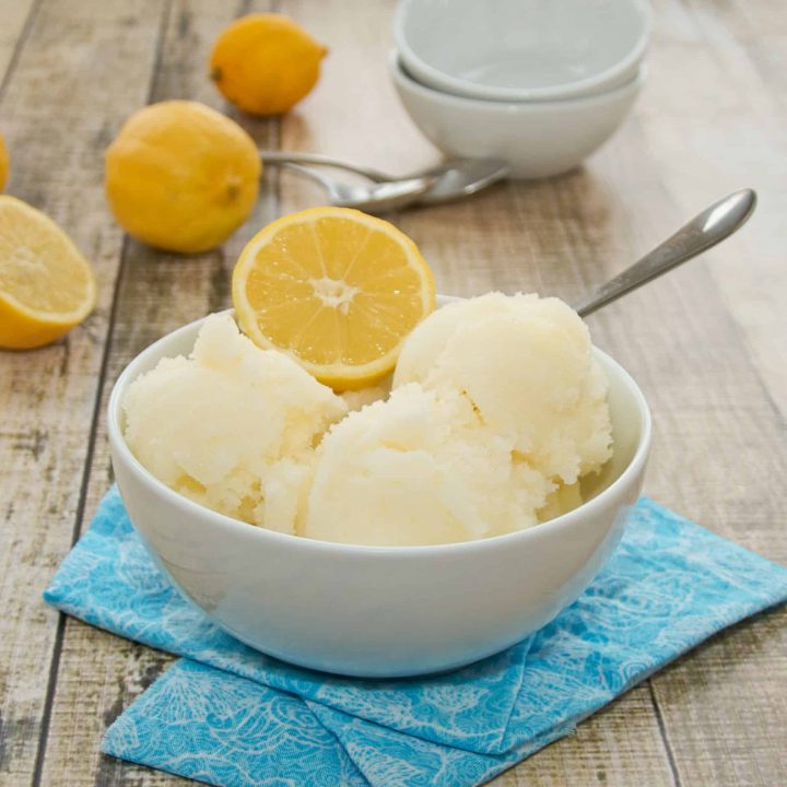 Lemon Sorbet Sweet Pea's Kitchen